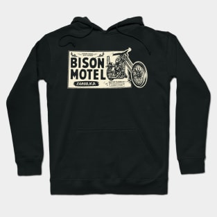 Bison Motel Vintage Biker Bar & Inn Hoodie